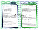 Father's Day Questionnaire & Free Printable