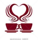 Dating Symbol Made With 2 Coffee Cups And Heart Made With Steam