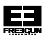 Logo Freegun bleu sur côté