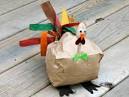 THANKSGIVING CRAFTS: Paper Bag Turkey