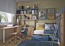 How to Layout Decor Small Kids Room and Study Room with Furniture ...