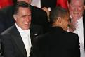 Locked in tight race, Obama and Romney trade jokes at dinner ...
