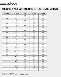 adidas size shoes