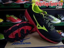 Sepatu Running Mizuno Prima Etude - Hitam | HapHapSports.com