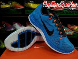 Sepatu Olahraga Nike Lunarglide+ 5 - Biru Cyan | HapHapSports.com