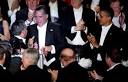 President Obama and Mitt Romney poke fun at themselves -- and each ...