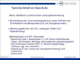 Dr. Olaf Koglin: Gestaltung von Service-Level Agreements bei SaaS