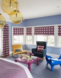 Interiors - BLUE Pop on Pinterest | Mirrored Furniture, Colorful ...