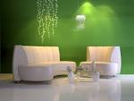 Modern Minimalist Interior Designs For <b>Living</b> Rooms: Green <b>paint</b> <b>...</b>