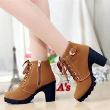 Jual boots wanita tan / sepatu boot wanita trend / boot wanita ...