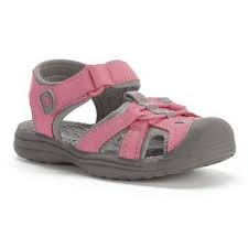 Cute and comfortable, these toddler girls' Jumping Beans sandals ...