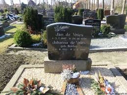 Grab von Johanna Vries, de (geb. Bertus) (04.08.1911-02.08.1998 ...