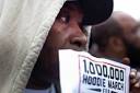 Occupiers march for Trayvon Martin at "Million Hoodie March ...
