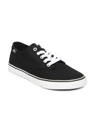 Buy Roadster Men Black Canvas Shoes 1380416 for online in india on ...