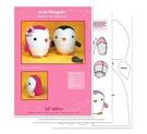 Cute Penguin soft toy Pattern - PDF - Mariska - Other