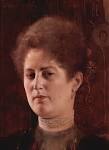 Gustav Klimt: Porträt einer Frau Zurück · Aus: www.malerei-meisterwerke.de.
