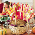 THANKSGIVING CRAFTS: Turkey Breadbasket Centerpiece | Thanksgiving ...