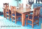 Mission, Southwest Style Dining Set, Tables, Chairs, China Cabinets