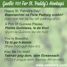 St Patrick's Day Pick Up Lines: 4 Gaelic Phrases To Get You Laid