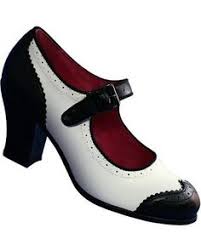 Aris Allen Women's 1940s Black Velvet Mary Jane Character Shoe ...