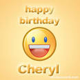 Happy Birthday Cheryl Free e-Cards