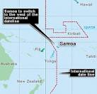 Samoa skips a day and crosses international dateline