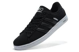 comfortably Adidas Camp Neo Canvas Shoes Men Black White, online store