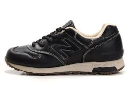 Cheap New Balance Sneakers M1400LBK leather Black cream coloured ...