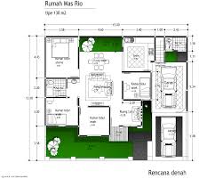 Contoh Denah Rumah Tinggal :: Desain Rumah Minimalis | Gambar Foto ...