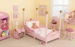 Girls Bedroom: Knockout Pink And Curve Furniture Decorating Ideas ...