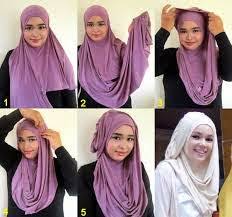Cara memakai jilbab segi empat kreasi terbaru | Tips cara cantik 2016