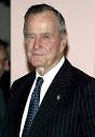Former president George Bush Sr in intensive care