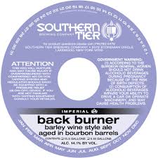 Southern Tier Bourbon Barrel Back Burner Southern Tier Bourbon Barrel Back Burner