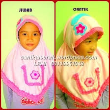 Koleksi Jilbab Anak Cantik | cantique craft & souvenier