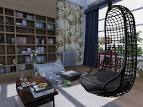 Furniture: Hanging Bubble Chairs For Bedrooms With Leather Pads ...