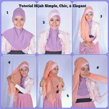 Hijabers Tutorial Sakinah : Hijab Tutorial Simple � Chic � Elegant