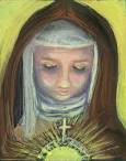 St. Clare of Assisi Painting - St. Clare of Assisi Fine Art Print - Susan ... - st-clare-of-assisi-susan-clark