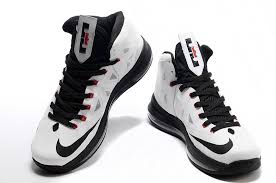 Cheap Nike Lebron X 10 2012 Basketball Shoes White Black 541100 ...
