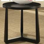 Heritage Espresso Round End Table | 100Sets.