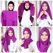 Tutorial-Hijab-Modern-Kerudung-Segi-Empat-Terbaru-Kreasi | Cara ...