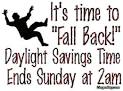 Fall Back DAYLIGHT SAVINGS TIME Ends MySpace Glitter Graphic Comment