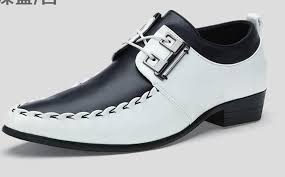 A1109 Fashion Leisure White And Blue Matching Business Shoes Men ...