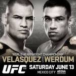 UFC 188: Velasquez vs. Werdum Fight Card and Start Times.