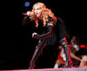 Madonna performs during the halftime show in the NFL Super Bowl XLVI
