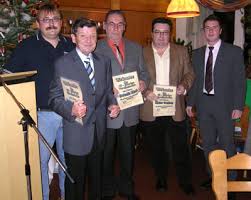 Von links nach Rechts: Vorstand Olaf Wessel, Karlheinz Hofmann, Oswald link, Walter Czepluch, Vorstand Stephan Czepluch - S_3_1