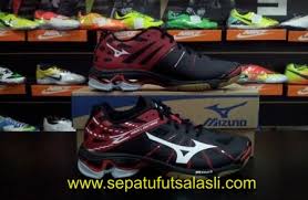 Sepatu Volly Mizuno Wave Lightning Z Black Red - Chexos Futsal