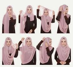 Beautiful chest coverage hijab | Tutorial | Pinterest | Hijabs ...
