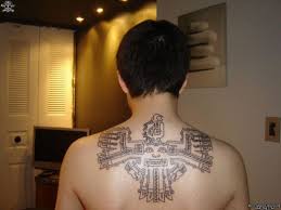 Aztec Writing Tattoo