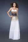 Gold And White Homecoming Dress - Fashion Trends Style