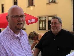 Axel Troost und Enrico Stange unterwegs im Wahlkreis in Sachsen ...